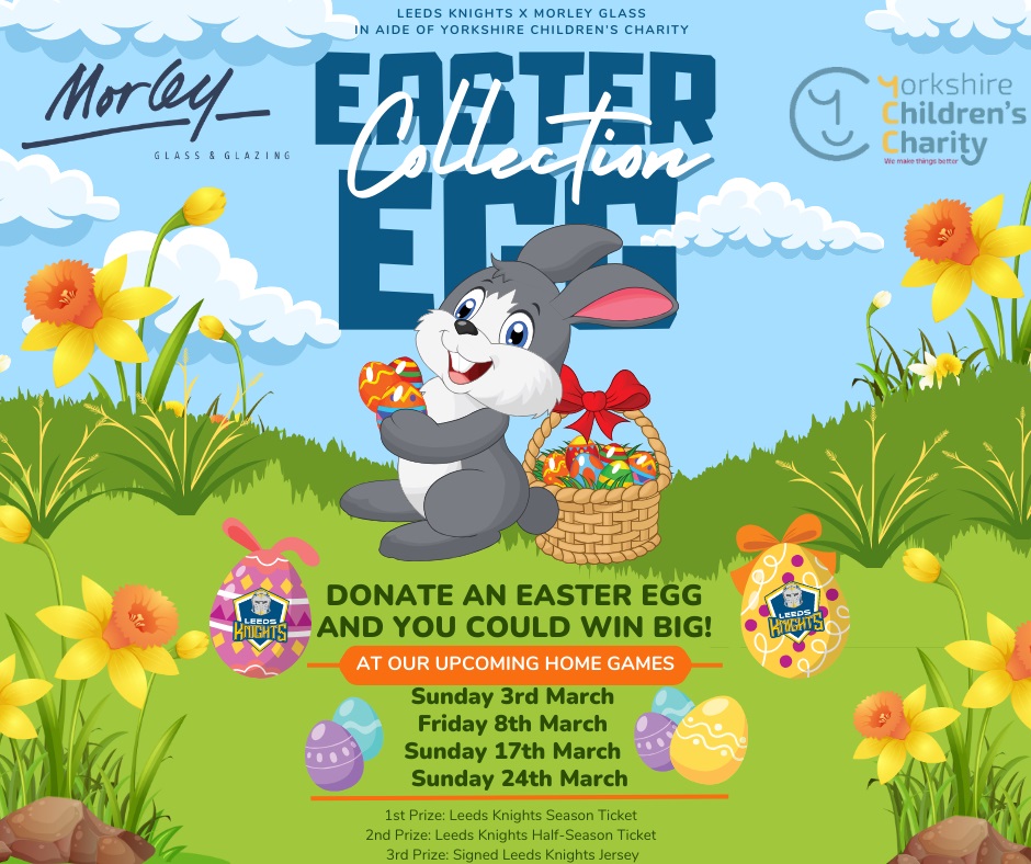Yorkshire Children's Charity Easter Egg Campaign 2024 poster.