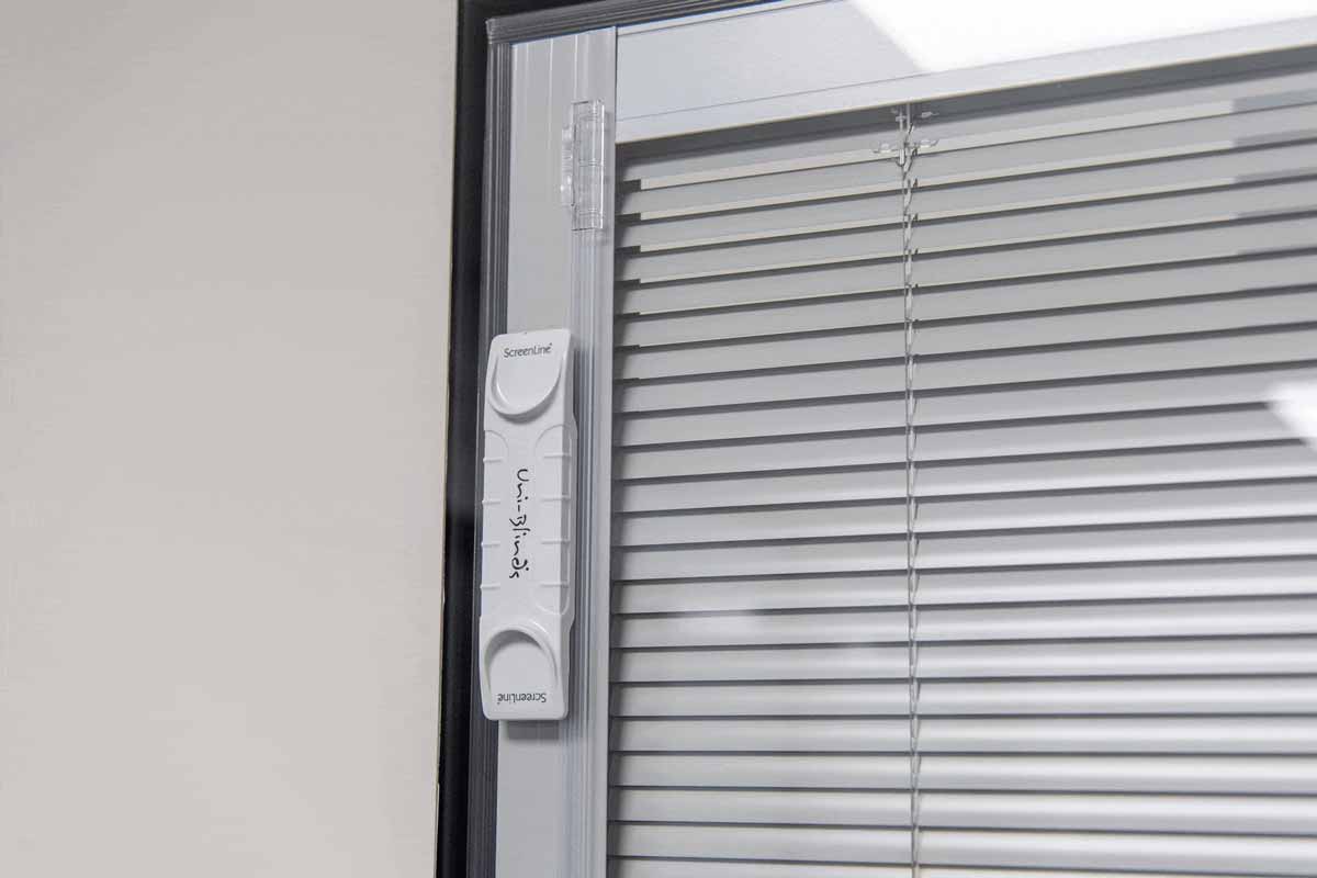 Agate Grey Integral Blinds Control